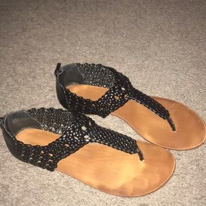 Black sandals